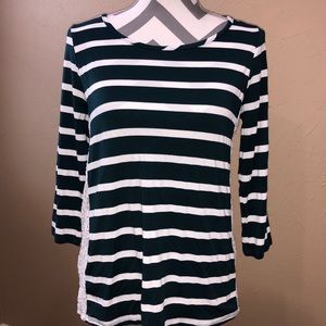 Lace Striped Top